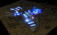 Model View from SW, Illuminated Model View from SW, Illuminated